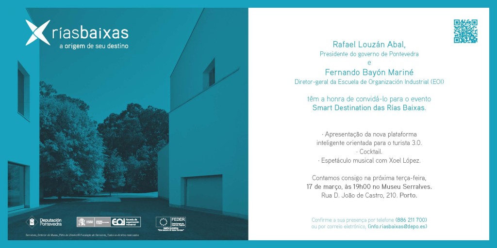 Invitacion presentación Rías Baixas Porto