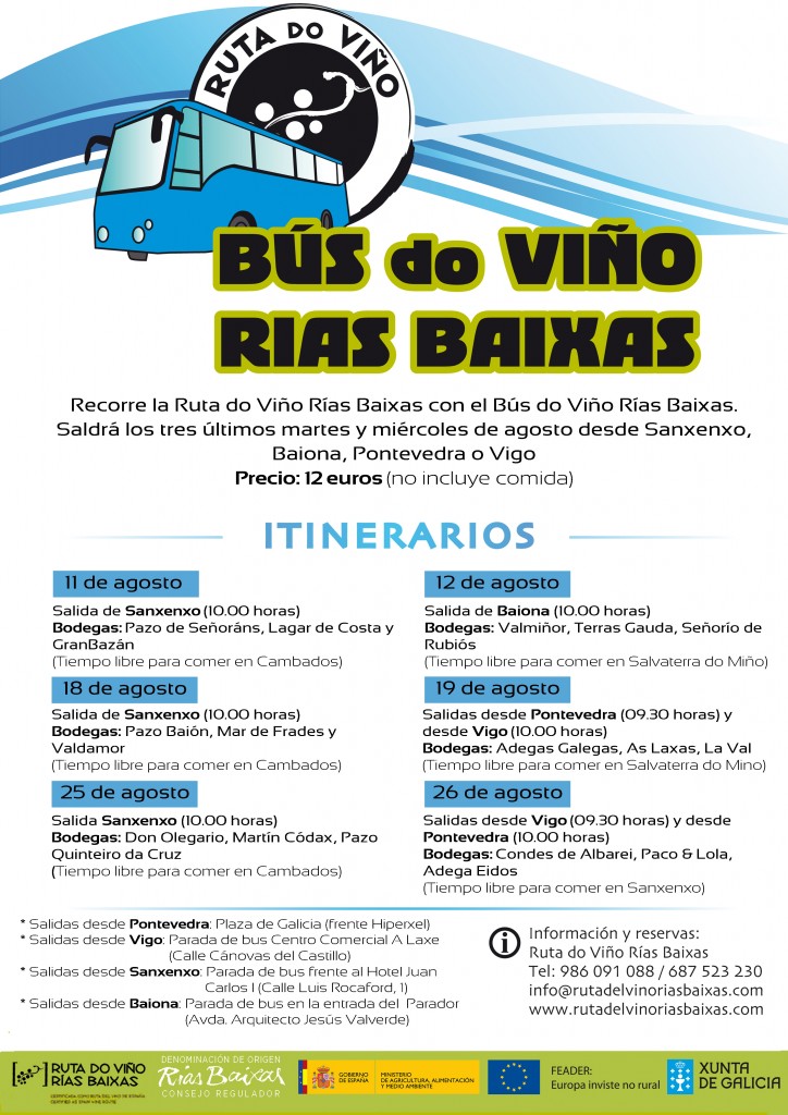 Bus do Viño Ruta do Viño Rías Baixas